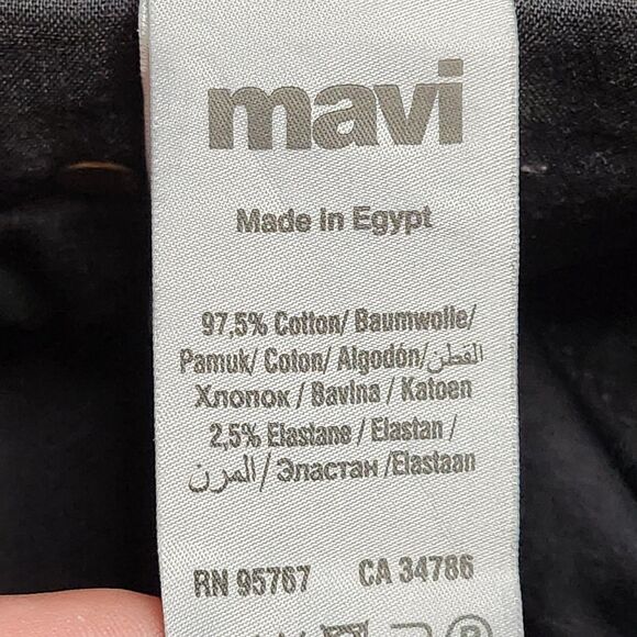 Mavi Zach Jeans Mens Size 34x30 Straight Leg Stretch Denim Black Measures 36x30‎ - Picture 12 of 13